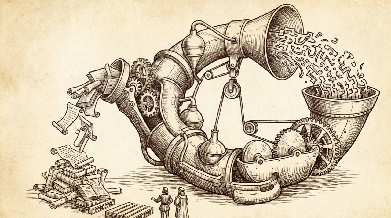 Training data crisis illustration