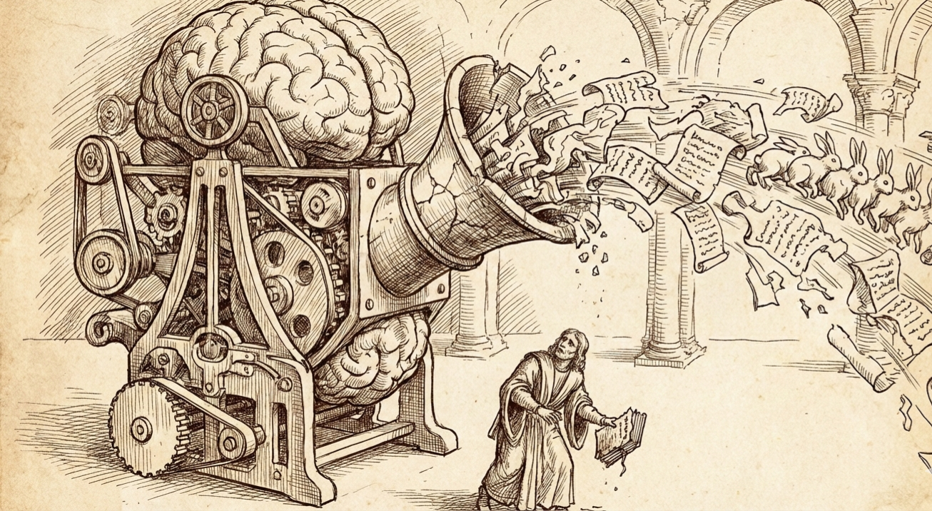 Diagram explaining how model collapse progresses from subtle erosion to total collapse