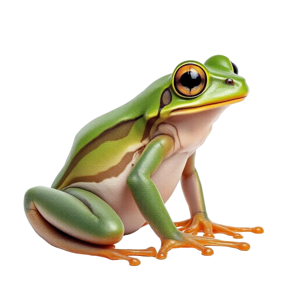 Rabbs' treefrog, extinct 2016 in Central America, symbolising fragile futures in the age of AI